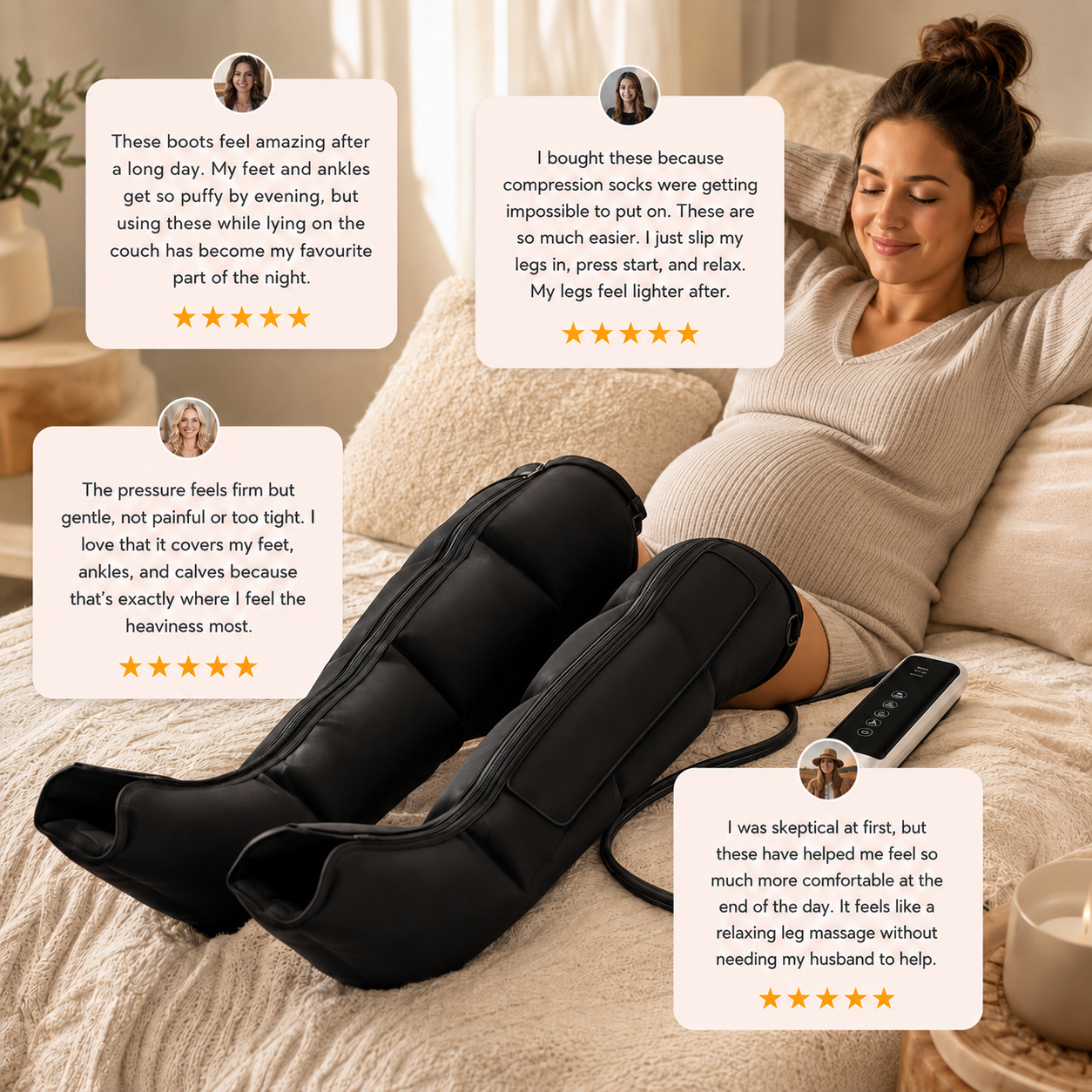FlowLift™ Air Compression Therapy Boots