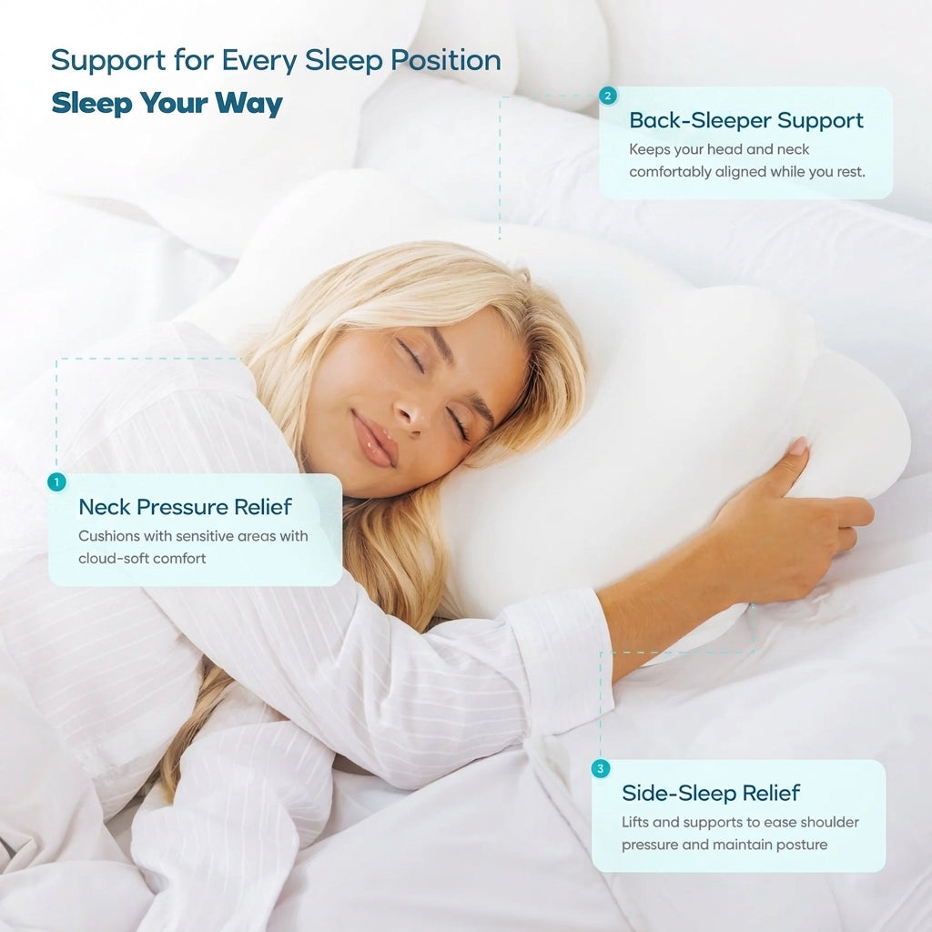 OrthoCloud™ – Original Orthopaedic Cloud Pillow ☁️