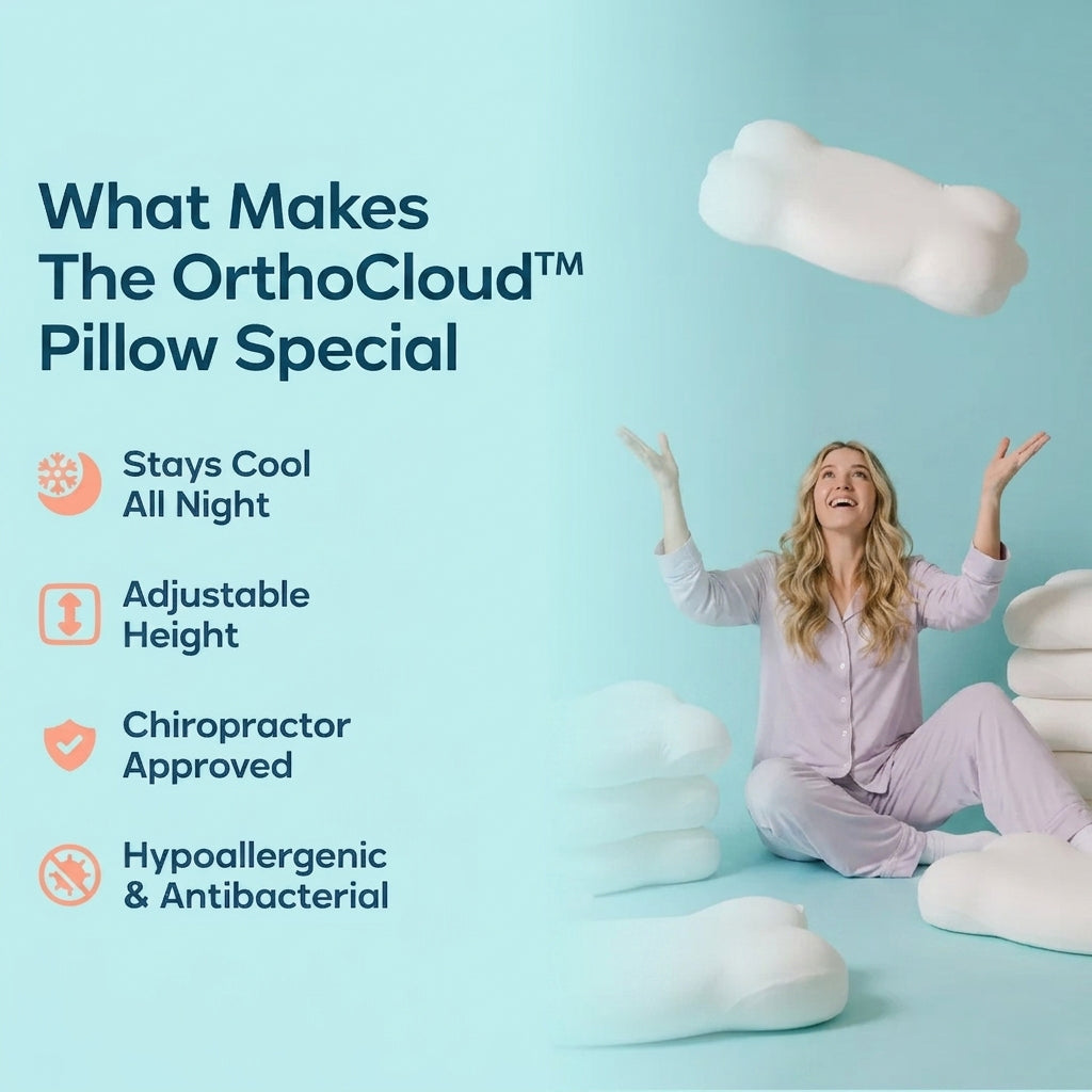 OrthoCloud™ – Original Orthopaedic Cloud Pillow ☁️